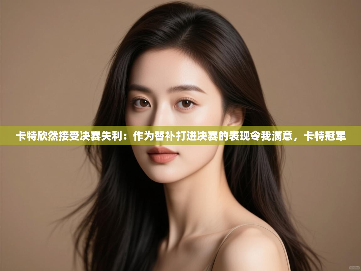 卡特欣然接受决赛失利：作为替补打进决赛的表现令我满意，卡特冠军  第1张